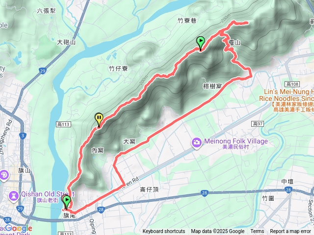 旗靈縱走預覽圖