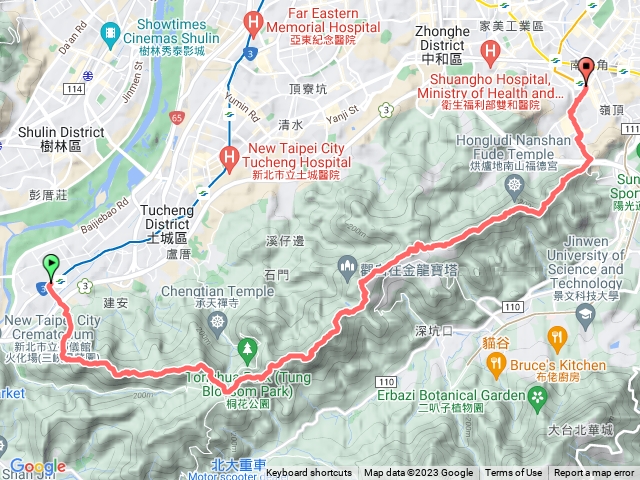 20230318暖南縱走(土城大暖尖山-中和南勢角山)