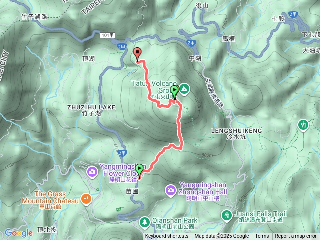 七星山主峰（苗圃進小油坑出）