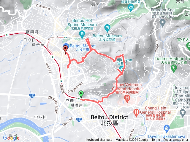 軍艦岩、丹鳳山U型縱走