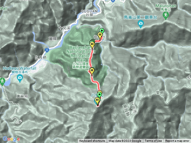 谷關七雄之老大八仙山