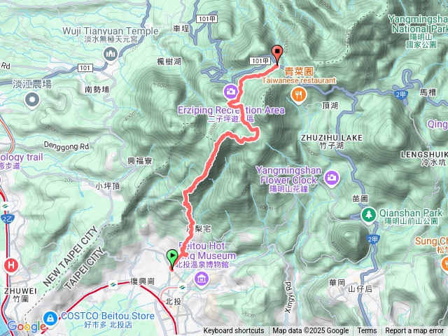 2024-05-21復興中學白宮山莊步道上清宮步道大屯山西南南西南西峰南峰下二子坪