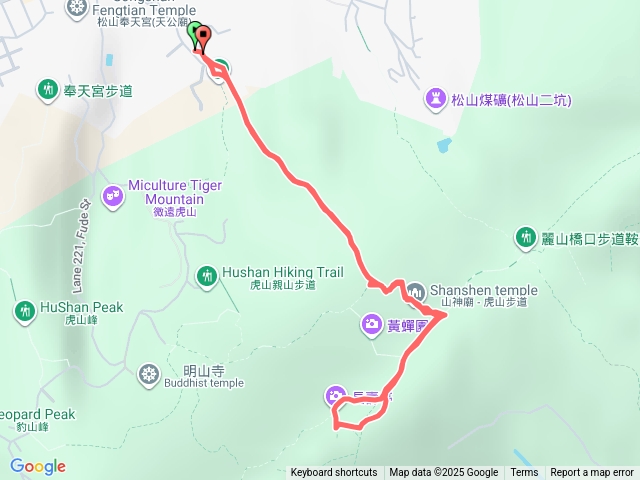慈惠宮→福德山莊