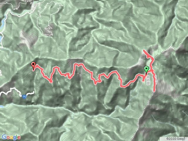 天池山莊→奇萊南峰→南華山→屯原登山口