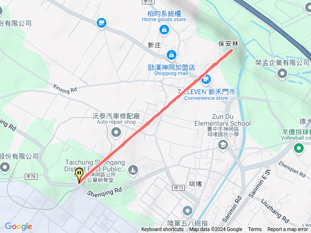 神岡 新庄休閒園道