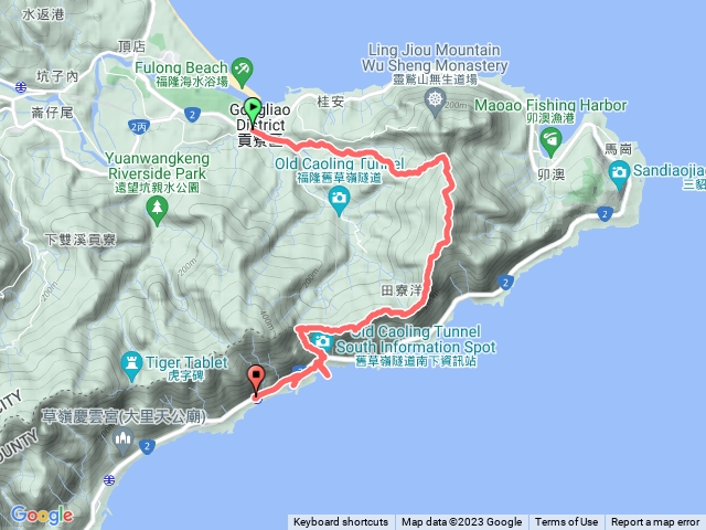 雪山尾稜下石城