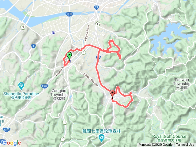 口山步道連走造橋老庄山、菜瓜寮山、造橋口山、鹿廚坑步道、濫坑山、鹿廚坑山、劍潭水庫、劍潭古道