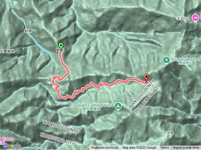 觀高山屋到白石金礦山屋預覽圖