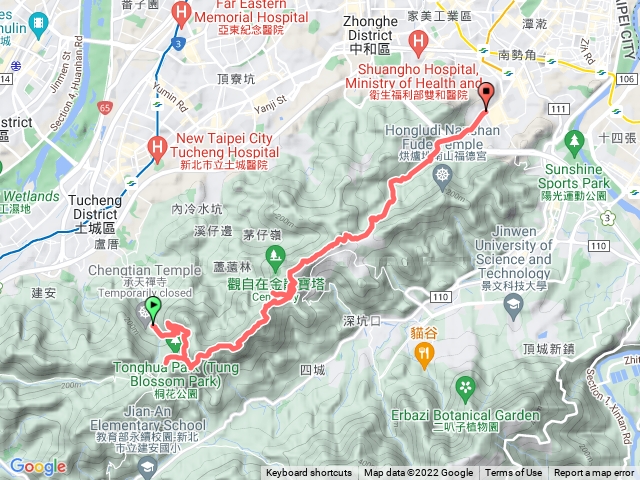 承天禪寺到烘爐地山下