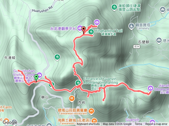 觀音山七條路段