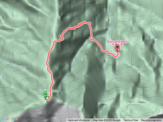 新康橫斷六日-D5-2新仙山營地至抱崖山屋