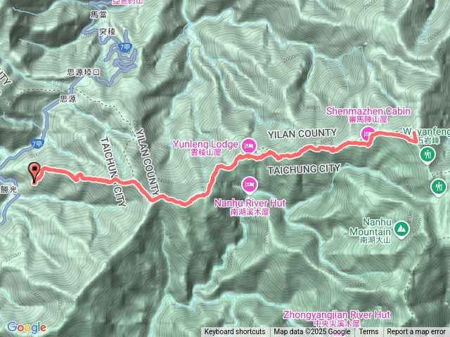 審馬陣山-南湖北山