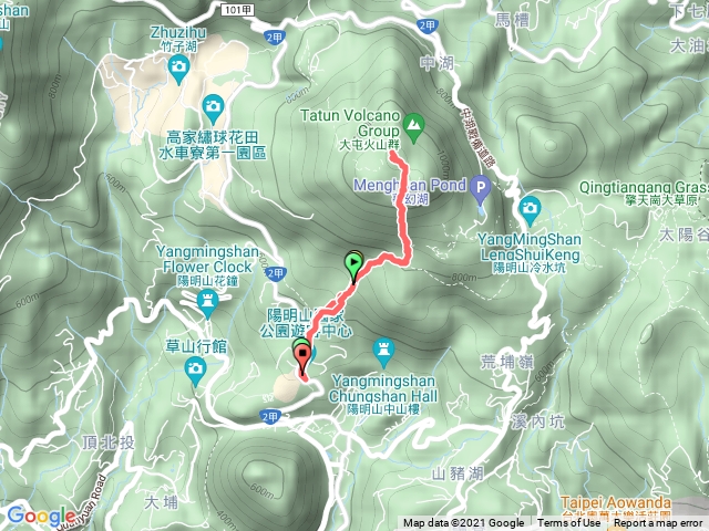 苗圃-七星山主峰