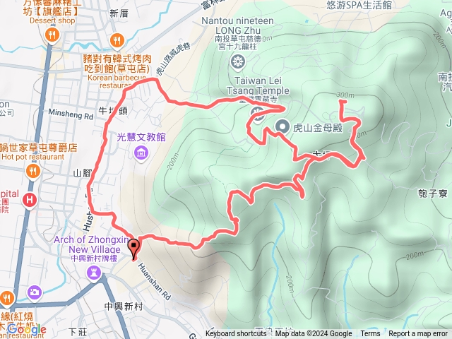 中興新村大虎山O型