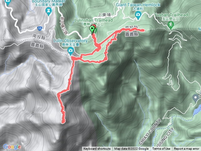 111.12.04 塔塔加五連峰