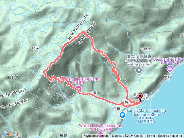 叢雲山、梗枋古道O走