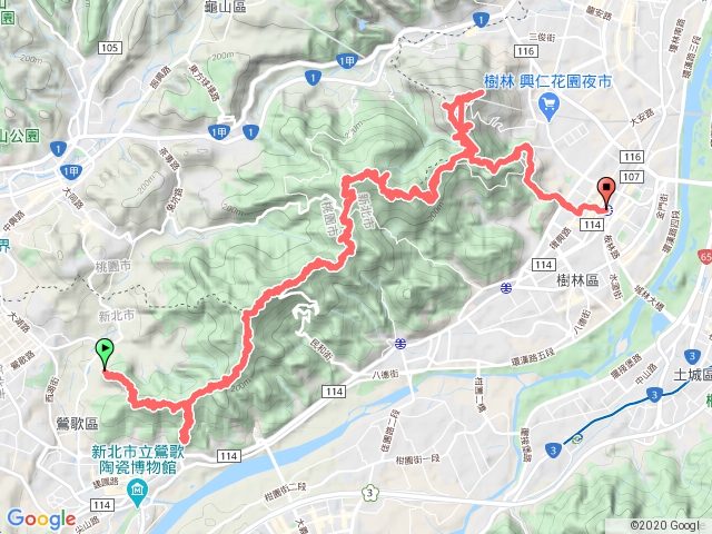 20200602鶯歌樹林大棟山縱走