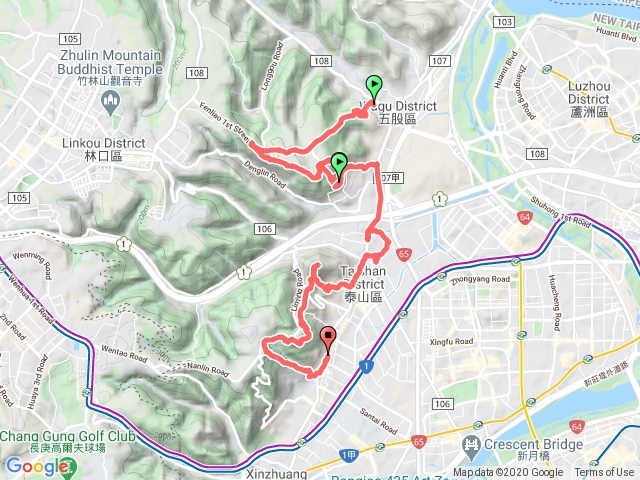 環台北天際線-新莊-五股-泰山-林口