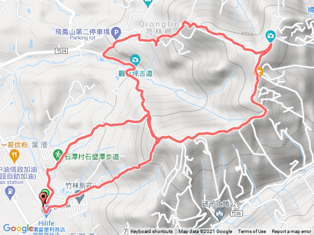 石壁墰＋飛鳳山8字縱走