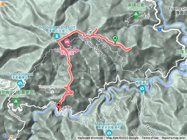 馬望憎侶山-泰平山-李棟山-烏來山