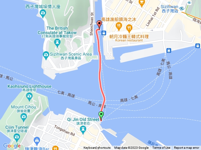 旗津到鼓山Quemoy高雄