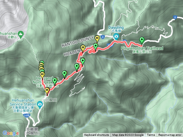 112/11/3大禹嶺～合歡北峰未竟