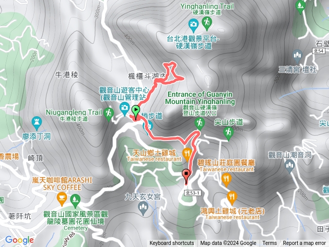 20240105 觀音山楓櫃斗湖步道