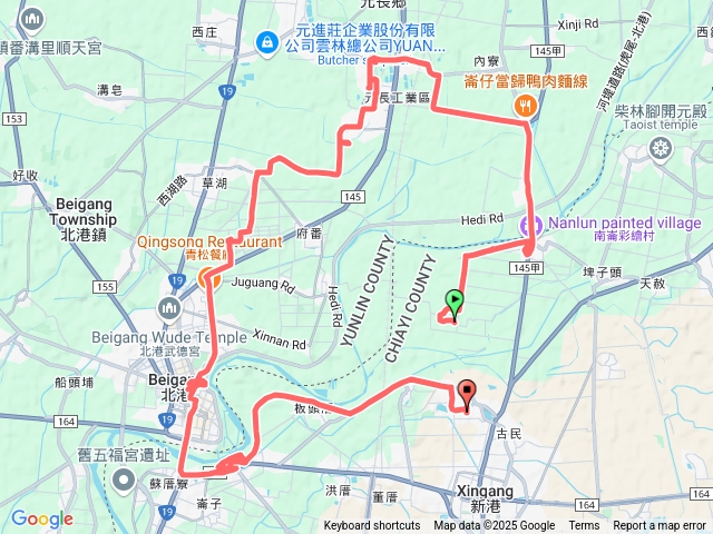 水色-北港溪流域