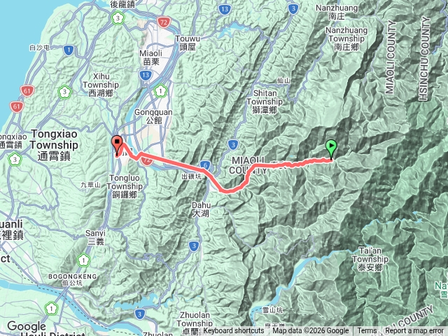 大石門瀑布路線