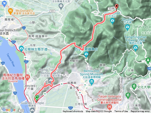 台北大蹤走第一段