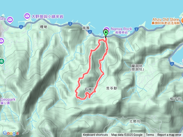 石梯坑稜--石梯坑山--石梯坑古道