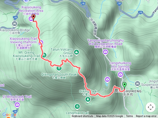 台北大縱走第三段（冷水坑-小油坑）