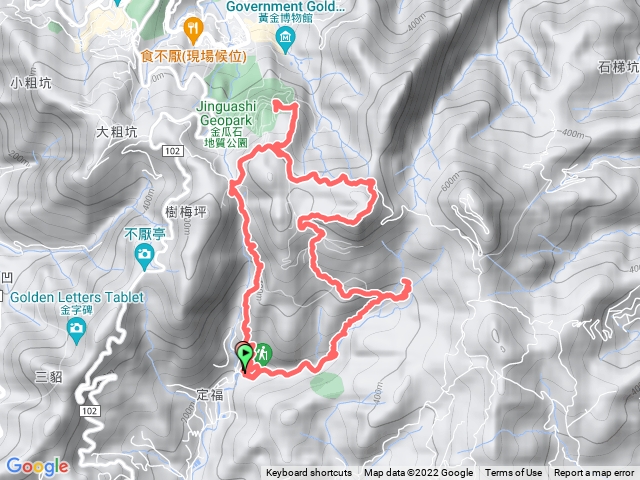 燦光寮步道＋燦光寮山＋金瓜石地質公園＋貂山古道O型走