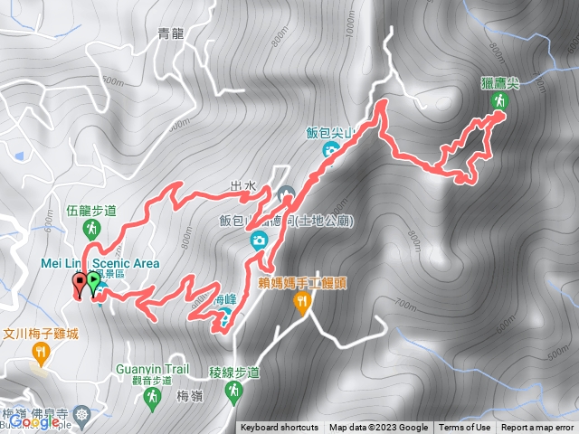 20230304梅峰古道 獵鷹尖 一線天