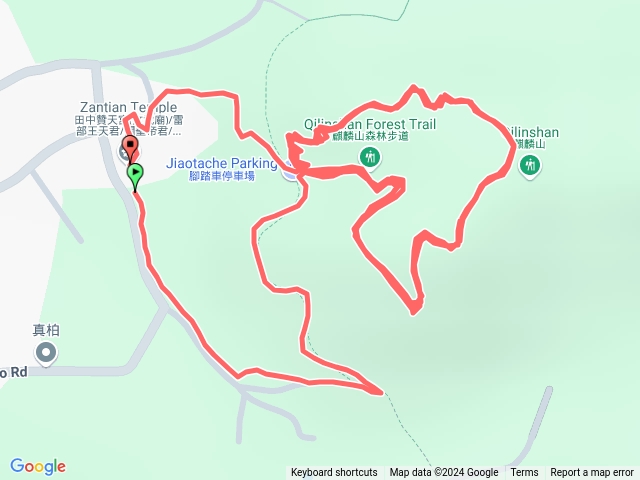 贊天宮-長青步道-麒麟山步道-贊天宮完登