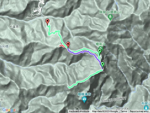 2023-11-25多陽山.棚機山.普亞女山連走