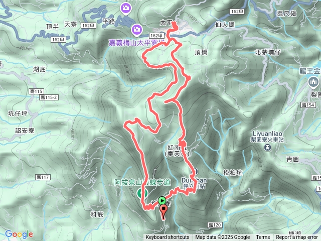 阿拔泉山、獨立山O繞預覽圖