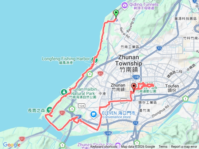 竹南海濱森林步道、竹南運動公園預覽圖