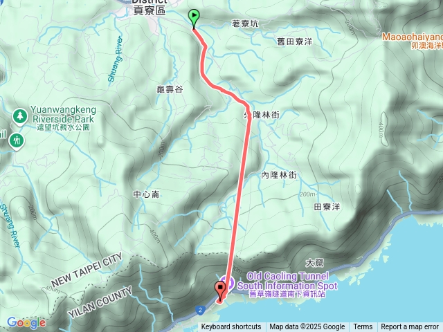 舊草嶺隧道健行的