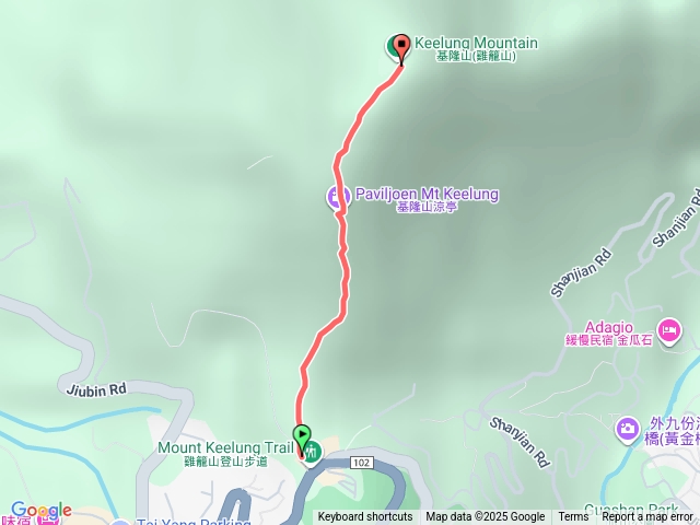 九份雞籠山步道爬升_20251108