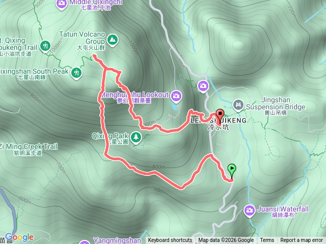 七星山O型路線預覽圖