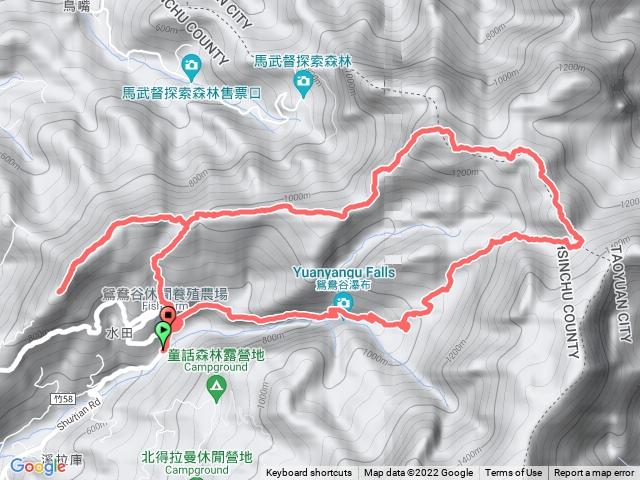 水田林道蓮包山登山口馬武督山蓮包山外鳥嘴山