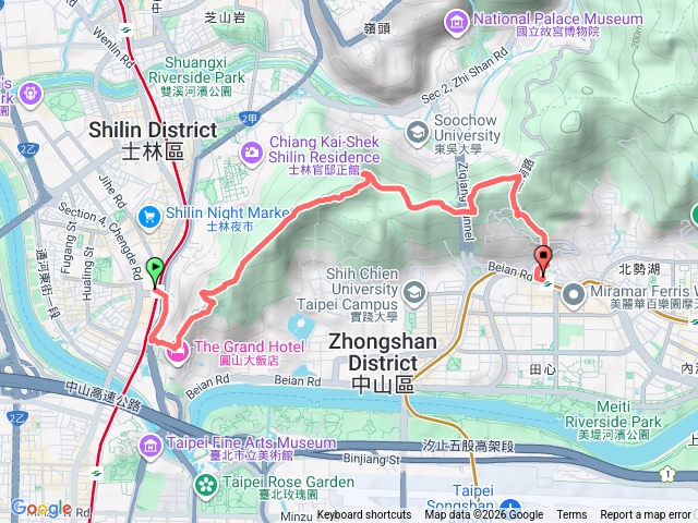 劍南山文間山健行