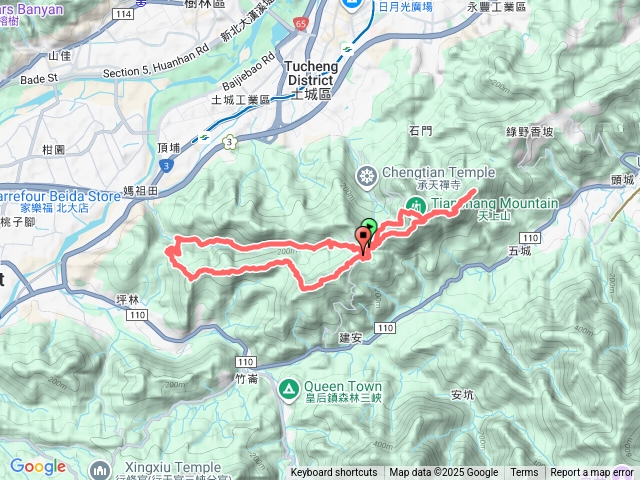 251012天上山_五城山_石門內尖山_成福山八字O繞預覽圖