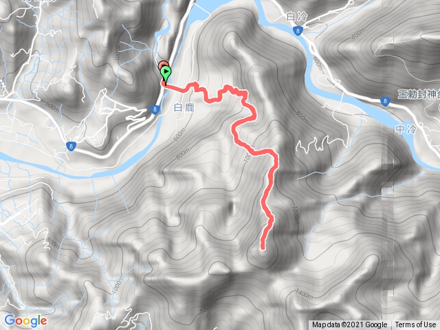 2021.01.24 谷關七雄白毛山