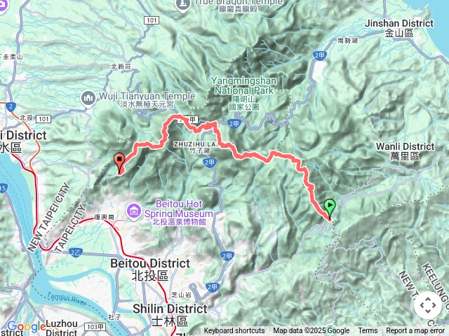 陽明山東西大縱走