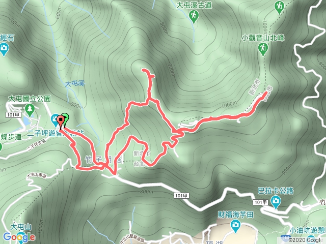 20201004二子坪-西峰-西西風-主峰-二子坪
