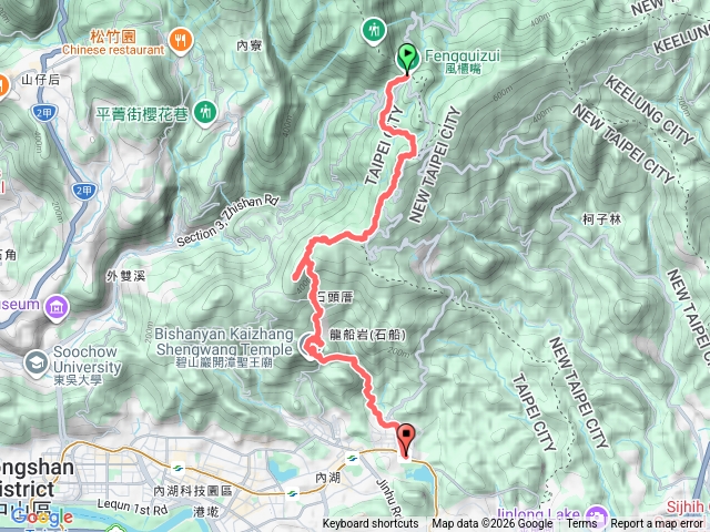 台北大縱走第四段：風櫃嘴到大湖公園