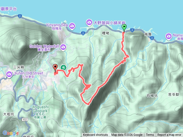 新劍龍路、鋸齒稜ABC、茶壺山稜、牛背稜、牛伏礦體、煙囪稜、長仁三坑分石場1150114預覽圖