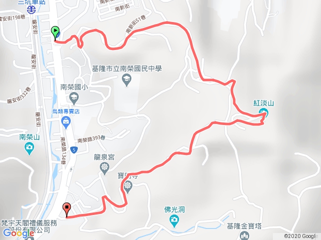 紅淡山(小百岳#7)【南天宮進、寶明寺出】